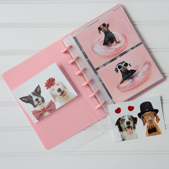 Create Your Own Discbound Photo Album For 2x6 Photo Booth Photos, 3x4 Pictures, 4x6 Prints - Mix And Combine!- PEACH COVER